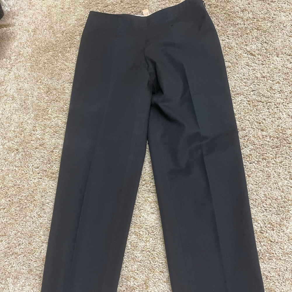 Lela rose black cropped pants